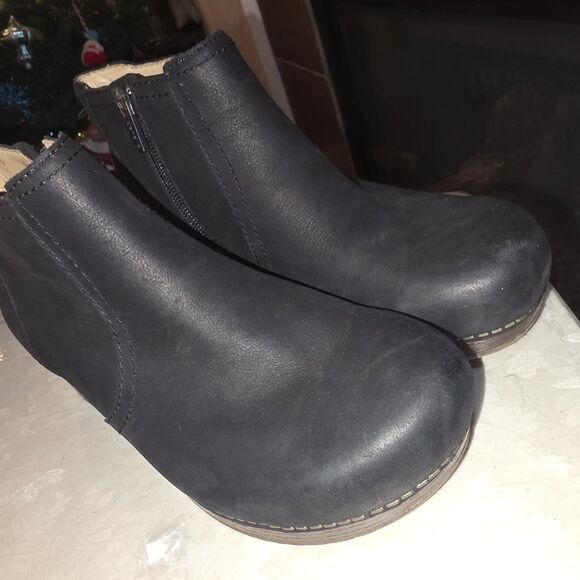 Dansko Black Ankle Boots - Picture 3 of 12